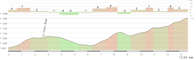 Entre Venta Luisa y Velefique se pasará el Alto de los Filabres: muy irregular pero con tramos duros.