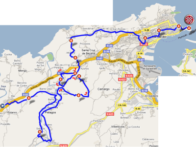 muros de santander mapa tracks muros de santander mapa tracks