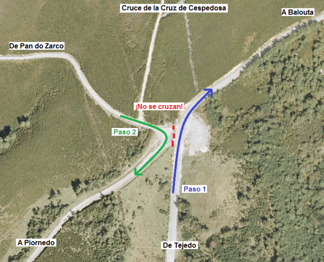 cruce de la cruz de cespedos