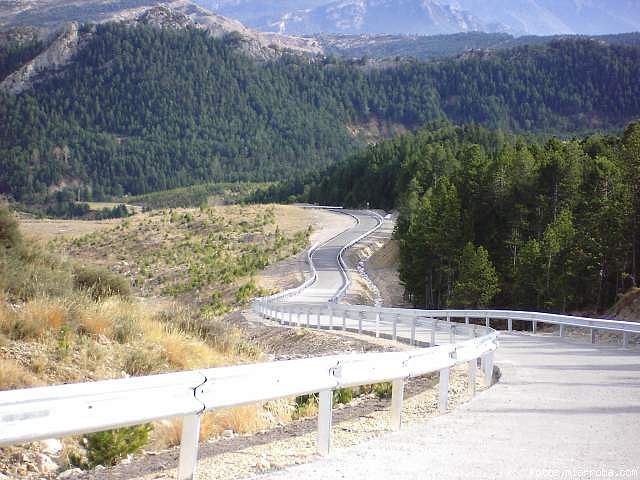 El tramo hormigonado de Pradell, 400m al 17%. Foto de bluesbiker.