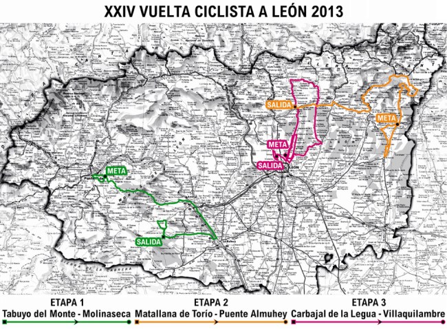 mapa general leon 2013