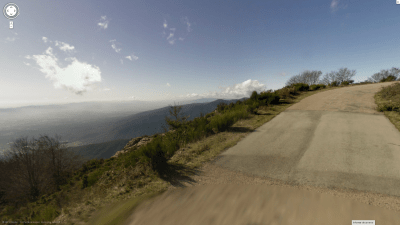 El tramo final del Turó, aparte de dureza, tienes unas grandes vistas. Foto de Street View.