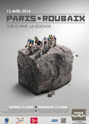 Poster Paris-Roubaix 2014