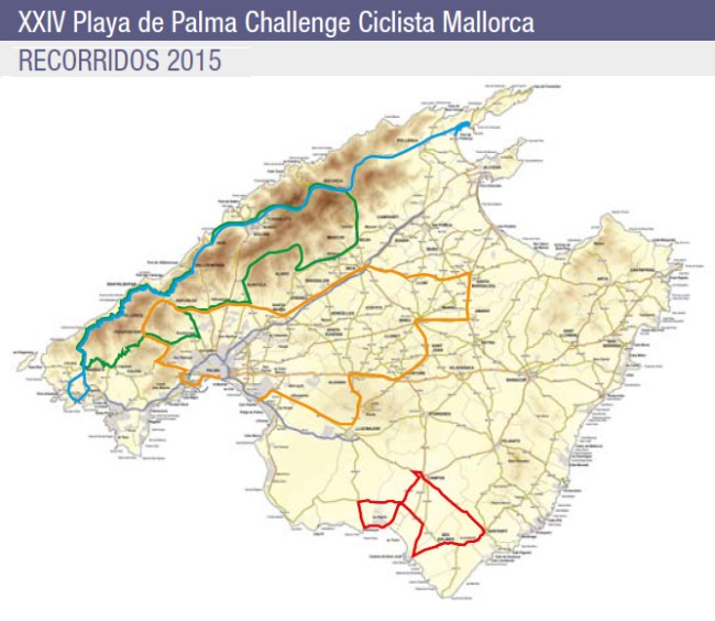 mapa challenge mallorca 2015