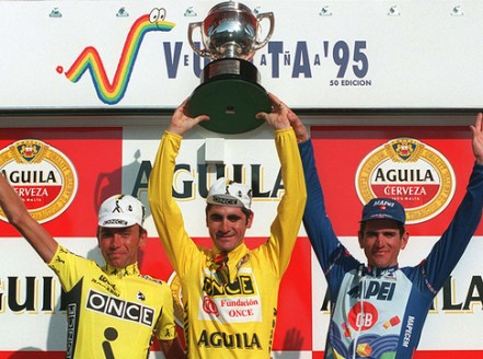 podio vuelta españa 1995