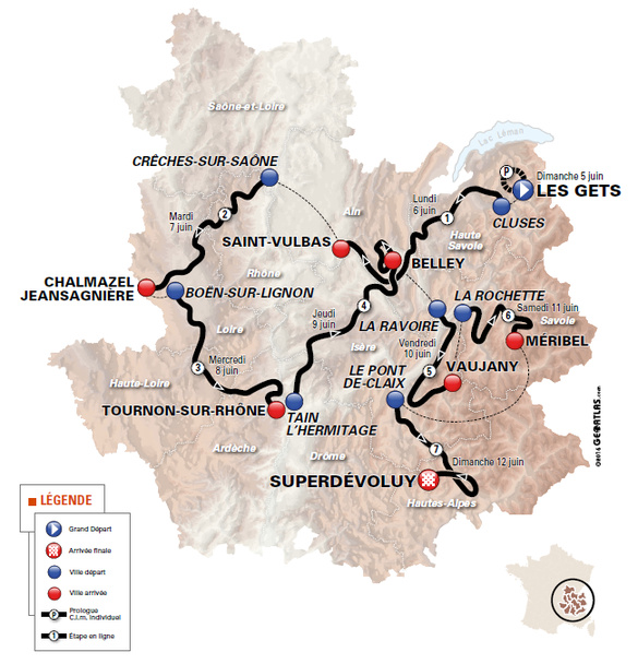 mapa dauphine 2016