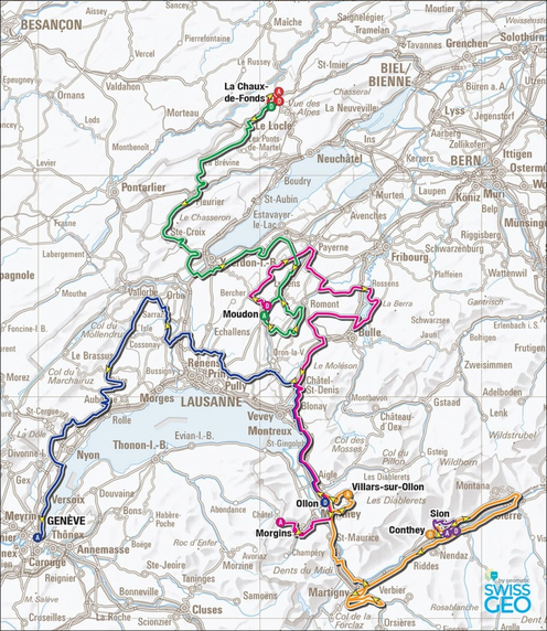 tour de romandie carte 2016
