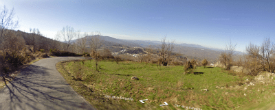 Vista subiendo las duras rampas de La Hondilla. De Google Street View.