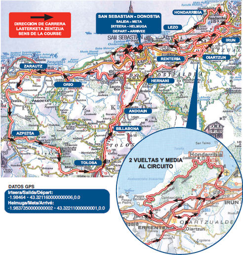 mapa san sebastian 2016